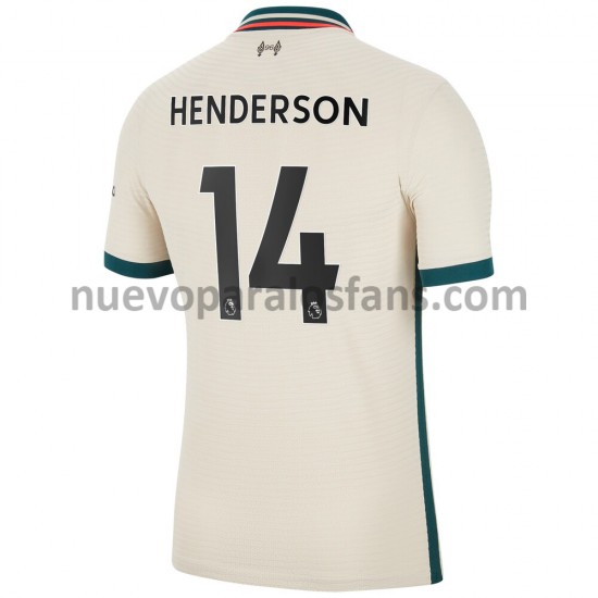 Camiseta de Fútbol Liverpool Henderson 14 Exterior 2021-2022 Manga Corta