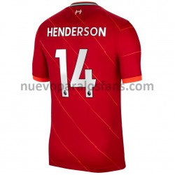 Camiseta de Fútbol Liverpool Jordan Henderson 14 Casa 2021-2022 Manga Corta