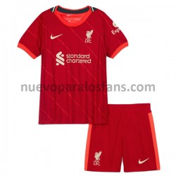 Camiseta de Fútbol Liverpool Niño Casa 2021-2022 Manga Corta