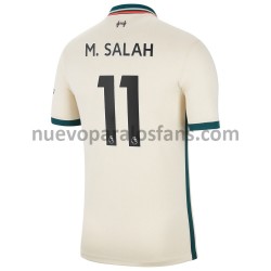 Camiseta de Fútbol Liverpool M.Salah 11 Exterior 2021-2022 Manga Corta