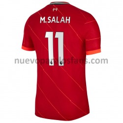 Camiseta de Fútbol Liverpool M.Salah 11 Casa 2021-2022 Manga Corta