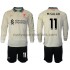 Camiseta de Fútbol Liverpool M.Salah 11 Niño Exterior 2021-2022 Manga Larga
