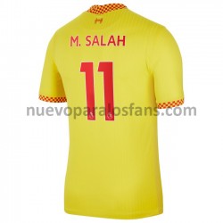 Camiseta de Fútbol Liverpool M.Salah 11 Tercera 2021-2022 Manga Corta