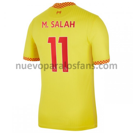 Camiseta de Fútbol Liverpool M.Salah 11 Tercera 2021-2022 Manga Corta