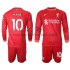 Camiseta de Fútbol Liverpool Mane 10 Niño Casa 2021-2022 Manga Larga