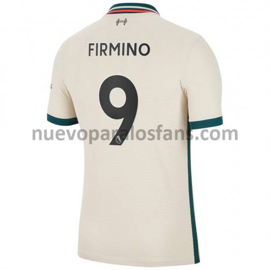 Camiseta de Fútbol Liverpool Roberto Firmino 9 Exterior 2021-2022 Manga Corta