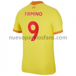 Camiseta de Fútbol Liverpool Roberto Firmino 9 Tercera 2021-2022 Manga Corta