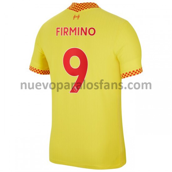 Camiseta de Fútbol Liverpool Roberto Firmino 9 Tercera 2021-2022 Manga Corta