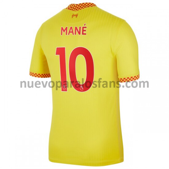 Camiseta de Fútbol Liverpool Sadio Mane 10 Tercera 2021-2022 Manga Corta