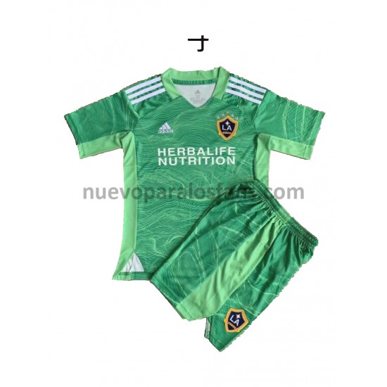 Camiseta de Fútbol Los Angeles Galaxy Portero Niño Casa 2021-2022 Manga Corta