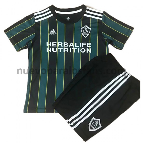 Camiseta de Fútbol Los Angeles Galaxy Niño Exterior 2021-2022 Manga Corta
