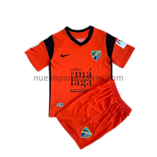 Camiseta de Fútbol Malaga CF Niño Exterior 2021-2022 Manga Corta