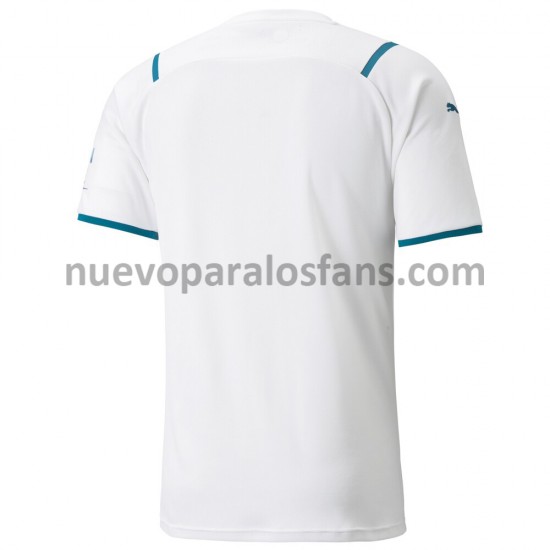 Camiseta de Fútbol Manchester City Exterior 2021-2022 Manga Corta