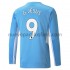Camiseta de Fútbol Manchester City Gabriel Jesus 9 Casa 2021-2022 Manga Larga