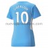 Camiseta de Fútbol Manchester City Jack Grealish 10 Mujer Casa 2021-2022 Manga Corta