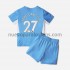 Camiseta de Fútbol Manchester City Joao Cancelo 27 Niño Casa 2021-2022 Manga Corta