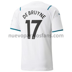 Camiseta de Fútbol Manchester City Kevin De Bruyne 17 Exterior 2021-2022 Manga Corta