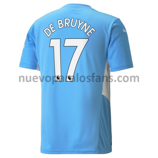 Camiseta de Fútbol Manchester City Kevin De Bruyne 17 Casa 2021-2022 Manga Corta
