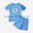 Camiseta de Fútbol Manchester City Kevin De Bruyne 17 Niño Casa 2021-2022 Manga Corta