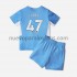 Camiseta de Fútbol Manchester City Phil Foden 47 Niño Casa 2021-2022 Manga Corta
