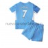 Camiseta de Fútbol Manchester City Raheem Sterling 7 Niño Casa 2021-2022 Manga Corta