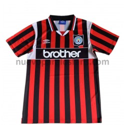 Camiseta de Fútbol Manchester City Retro Exterior 1996 Manga Corta
