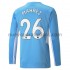Camiseta de Fútbol Manchester City Riyad Mahrez 26 Casa 2021-2022 Manga Larga