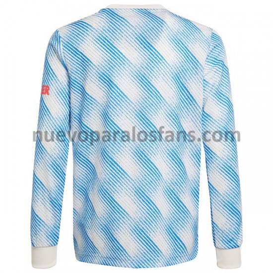 Camiseta de Fútbol Manchester United Exterior 2021-2022 Manga Larga