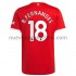 Camiseta de Fútbol Manchester United Bruno Fernandes 18 Casa 2021-2022 Manga Corta