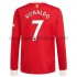 Camiseta de Fútbol Manchester United Cristiano Ronaldo 7 Casa 2021-2022 Manga Larga