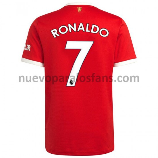 Camiseta de Fútbol Manchester United Cristiano Ronaldo 7 Casa 2021-2022 Manga Corta