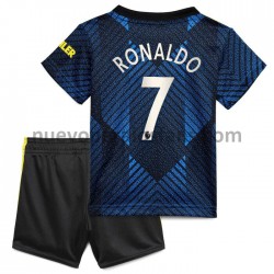 Camiseta de Fútbol Manchester United Cristiano Ronaldo 7 Niño Tercera 2021-2022 Manga Corta