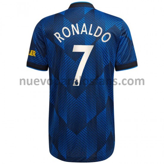 Camiseta de Fútbol Manchester United Cristiano Ronaldo 7 Tercera 2021-2022 Manga Corta