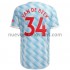 Camiseta de Fútbol Manchester United Donny Van De Beek 34 Exterior 2021-2022 Manga Corta