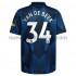 Camiseta de Fútbol Manchester United Donny van de Beek 34 Tercera 2021-2022 Manga Corta