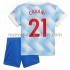 Camiseta de Fútbol Manchester United Edinson Cavani 21 Niño Exterior 2021-2022 Manga Corta