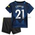 Camiseta de Fútbol Manchester United Edinson Cavani 21 Niño Tercera 2021-2022 Manga Corta
