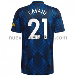 Camiseta de Fútbol Manchester United Edinson Cavani 21 Tercera 2021-2022 Manga Corta