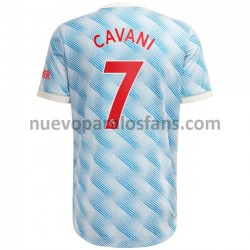 Camiseta de Fútbol Manchester United Edinson Cavani 7 Exterior 2021-2022 Manga Corta