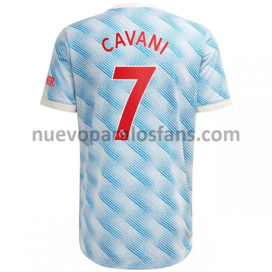 Camiseta de Fútbol Manchester United Edinson Cavani 7 Exterior 2021-2022 Manga Corta