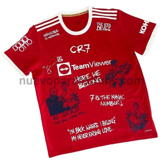 Camiseta de Fútbol Manchester United Graffiti Casa 2021-2022 Manga Corta