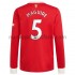 Camiseta de Fútbol Manchester United Harry Maguire 5 Casa 2021-2022 Manga Larga