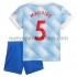 Camiseta de Fútbol Manchester United Harry Maguire 5 Niño Exterior 2021-2022 Manga Corta
