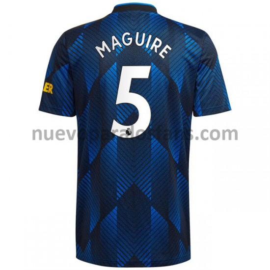 Camiseta de Fútbol Manchester United Harry Maguire 5 Tercera 2021-2022 Manga Corta