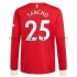 Camiseta de Fútbol Manchester United Jadon Sancho 25 Casa 2021-2022 Manga Larga