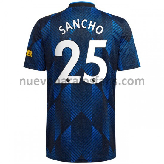 Camiseta de Fútbol Manchester United Jadon Sancho 25 Tercera 2021-2022 Manga Corta
