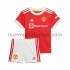 Camiseta de Fútbol Manchester United Niño Casa 2021-2022 Manga Corta
