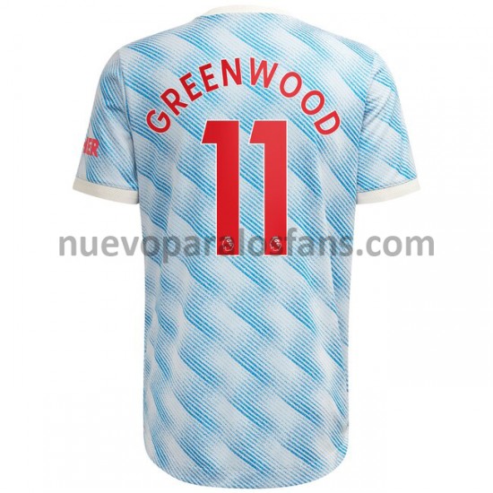 Camiseta de Fútbol Manchester United Mason Greenwood 11 Exterior 2021-2022 Manga Corta