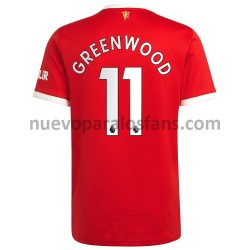 Camiseta de Fútbol Manchester United Mason Greenwood 11 Casa 2021-2022 Manga Corta