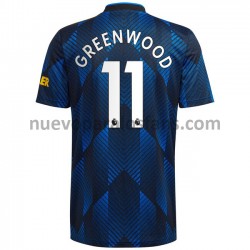 Camiseta de Fútbol Manchester United Mason Greenwood 11 Tercera 2021-2022 Manga Corta